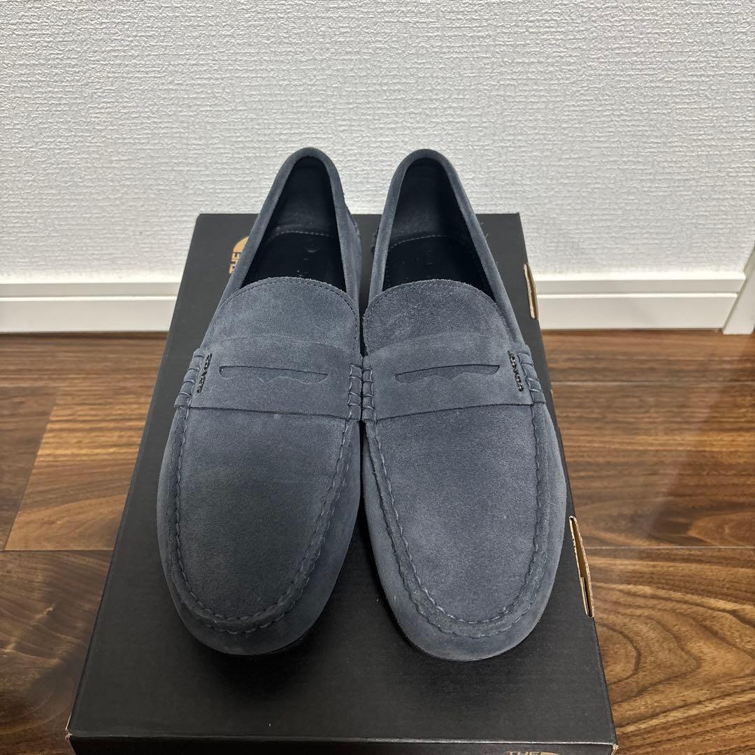 てつ　コーチ　ドライビングシューズ　26cm EUR42 ネイビー