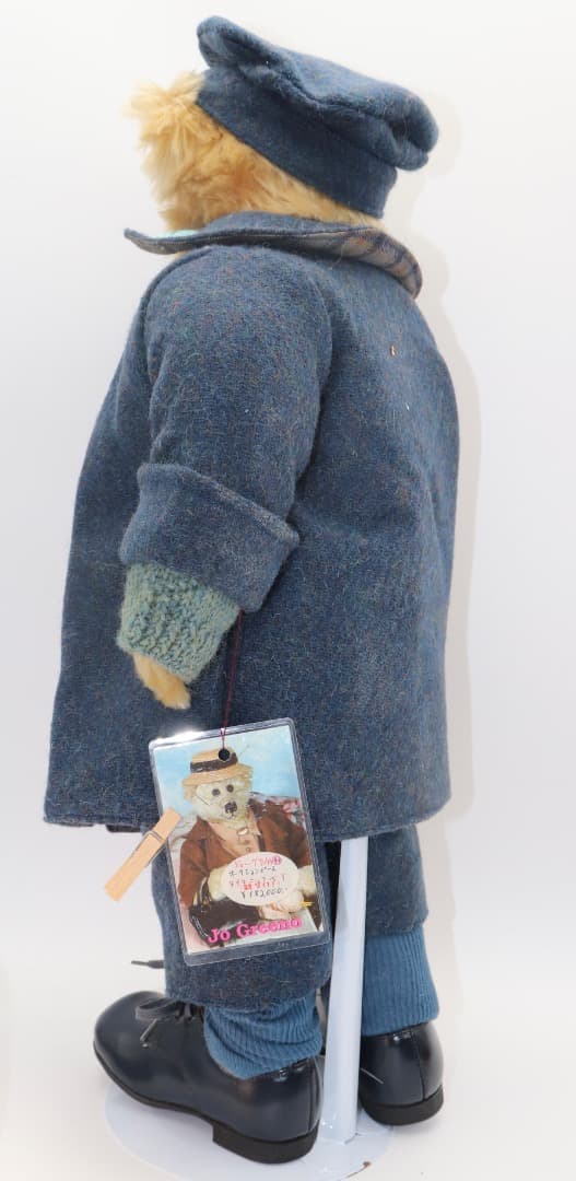 アーティストベア STAR ジョー・グリノ作 青いウールコートのぬいぐるみ