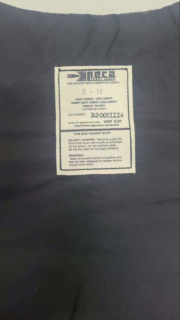 アグレッサーグループ　pecaアーマー