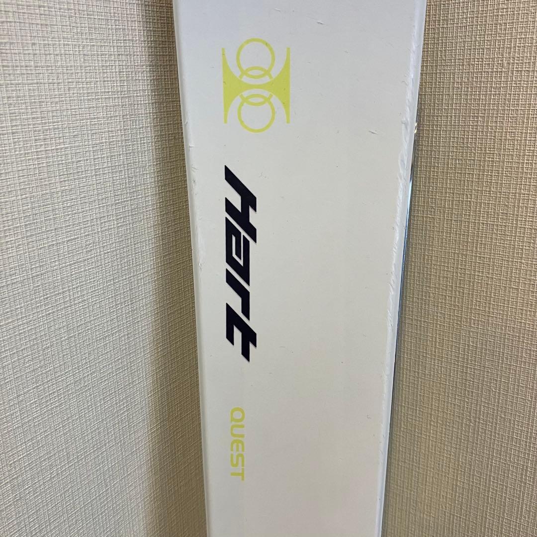 Hart スキー板 160cm グレー/イエロー ビンディング付き ハート