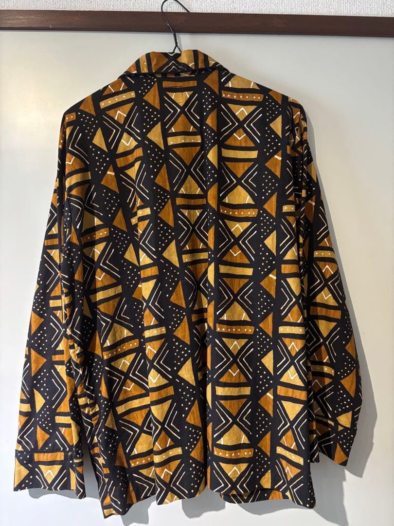 オアスロウ orSlow セットアップ 幾何学柄 M