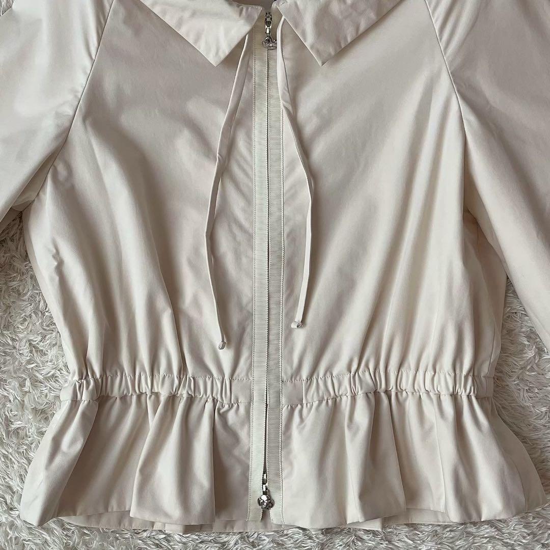 【新品未使用】エムズグレイシー カメリアジップナイロンジャケット24年モデル