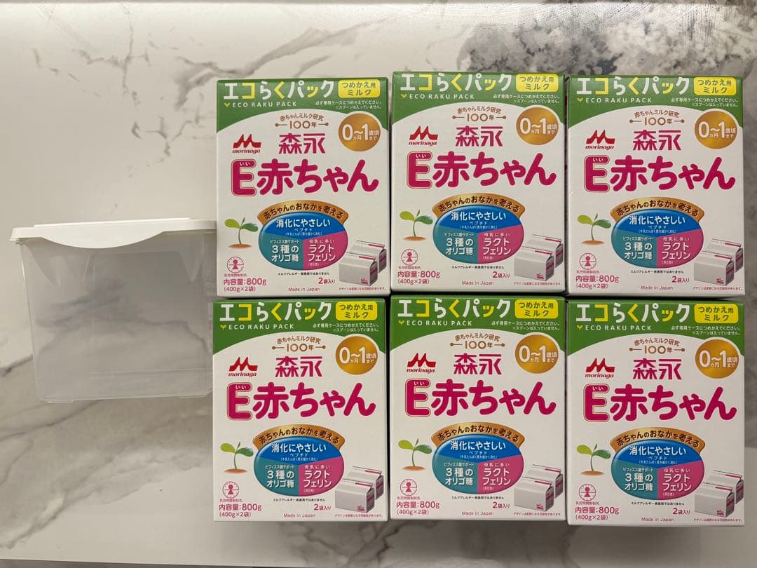 森永 E赤ちゃん 6箱セット 0-1歳用