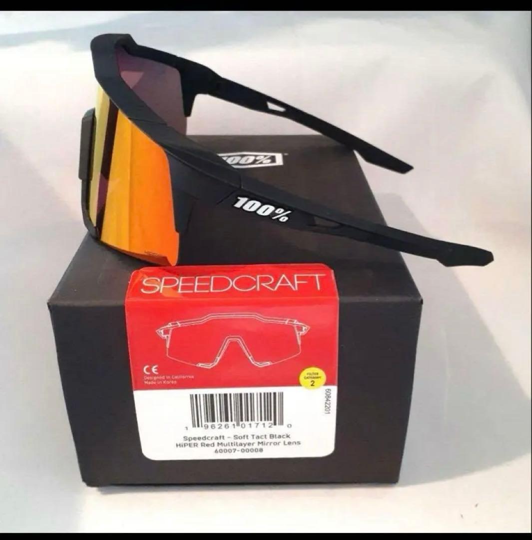 現行モデル 100% SPEEDCRAFT ワンハンドレッド サングラス