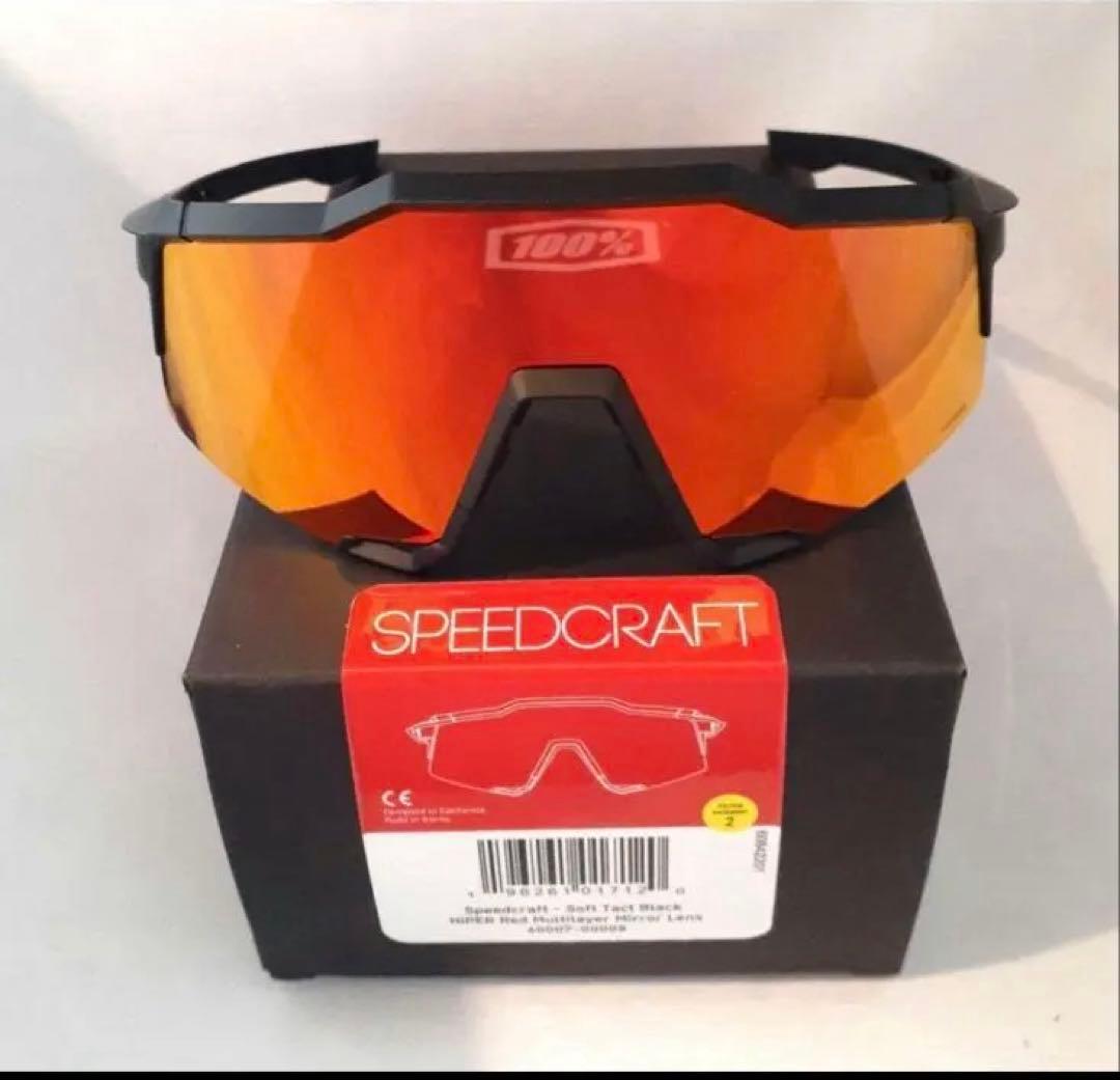 現行モデル 100% SPEEDCRAFT ワンハンドレッド サングラス