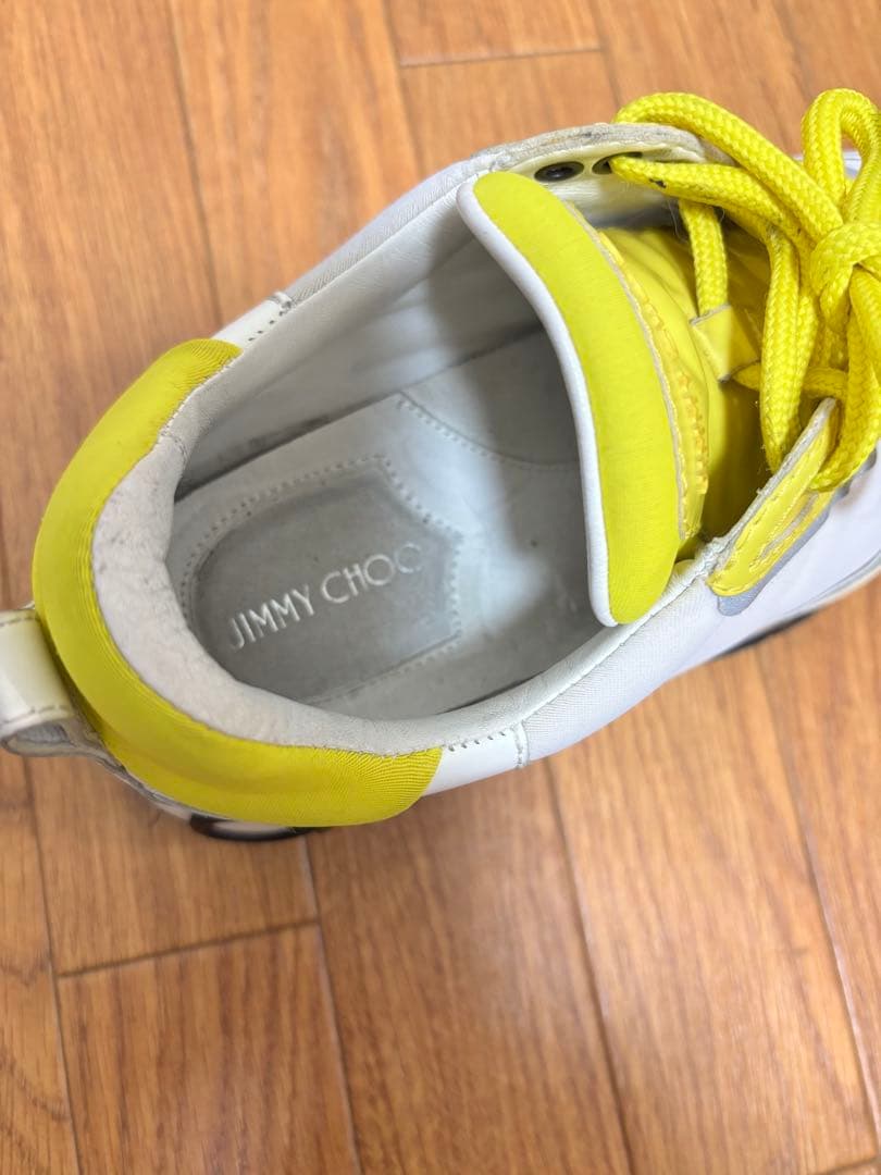 JIMMY CHOO ジミーチュウ★RAINE 厚底ローカット スニーカー★23