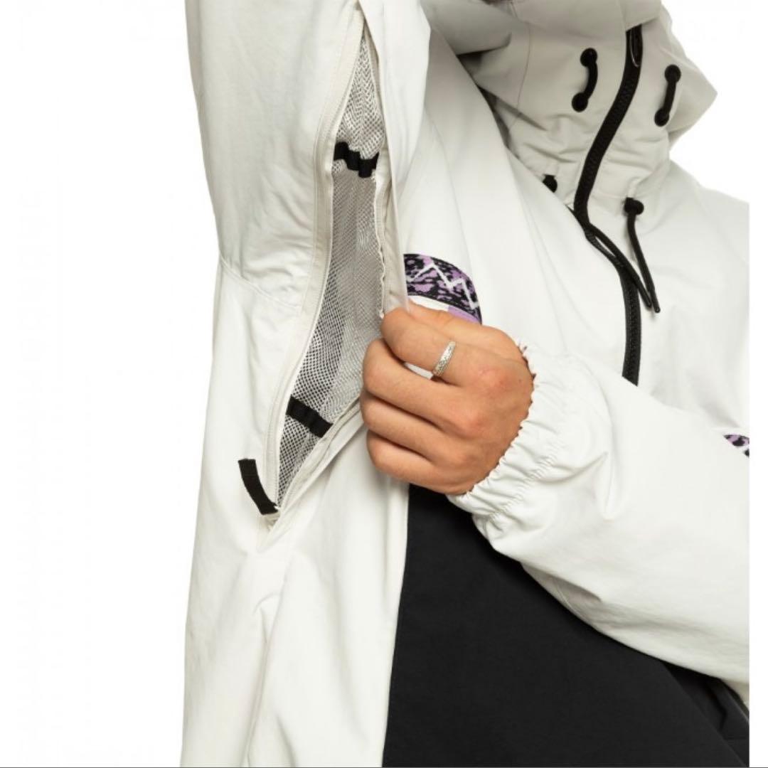 QUIKSILVER スノボ　ウェア　Mサイズ　2024年　クイックシルバー　白