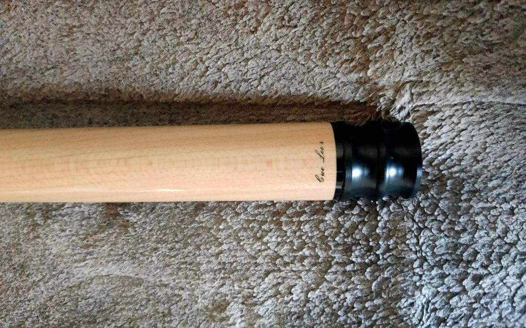 Solid ビリヤードキュー 木製 ナチュラル/ブラック