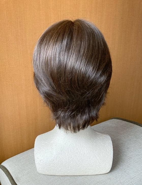 ふーちゃん　坂巻哲也　人毛MIX「ショート」　ダークブラウン