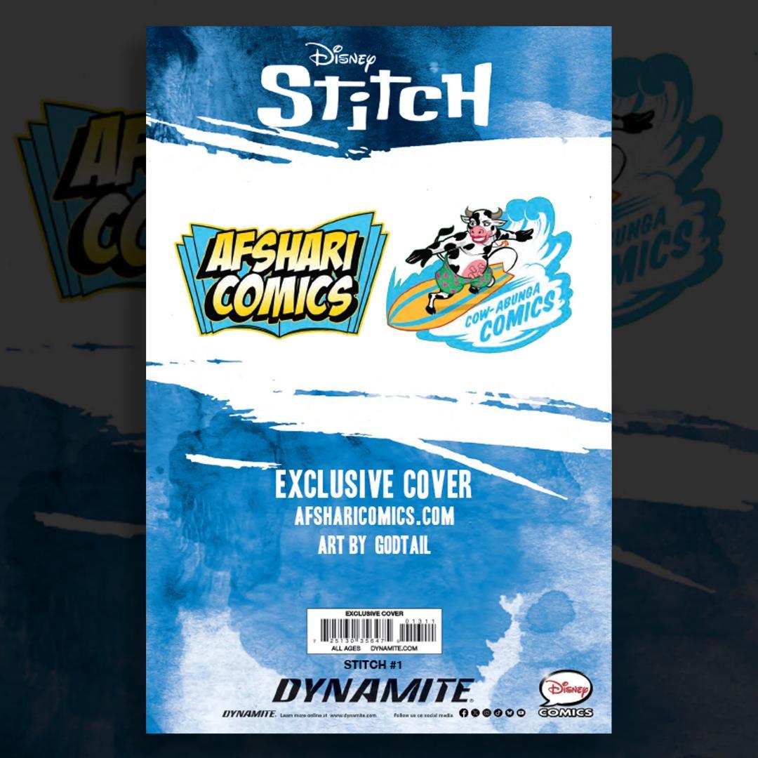 アメコミ リーフ　Disney Stitch #01　Godtail Cover