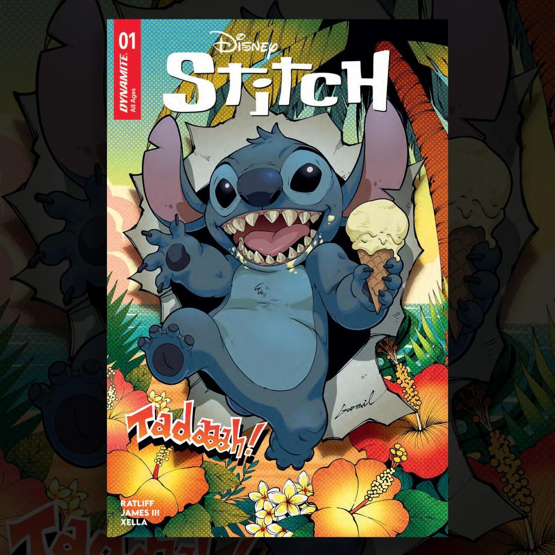 アメコミ リーフ　Disney Stitch #01　Godtail Cover