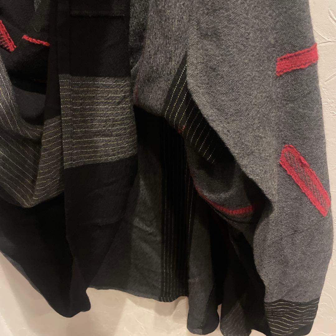 慈雨 センソユニコ 変形ワンピース ジャガード ウール 40