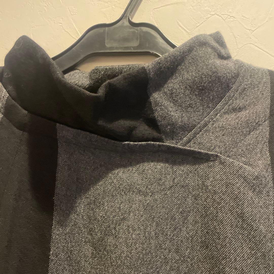 慈雨 センソユニコ 変形ワンピース ジャガード ウール 40