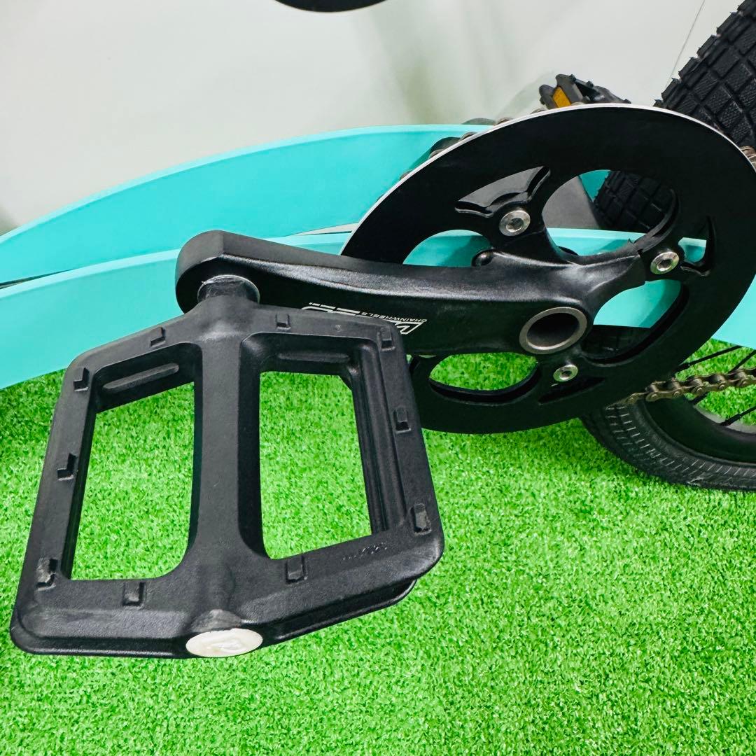 美品 halfbike2 ハーフバイク 折りたたみ自転車 ブルー 20インチ