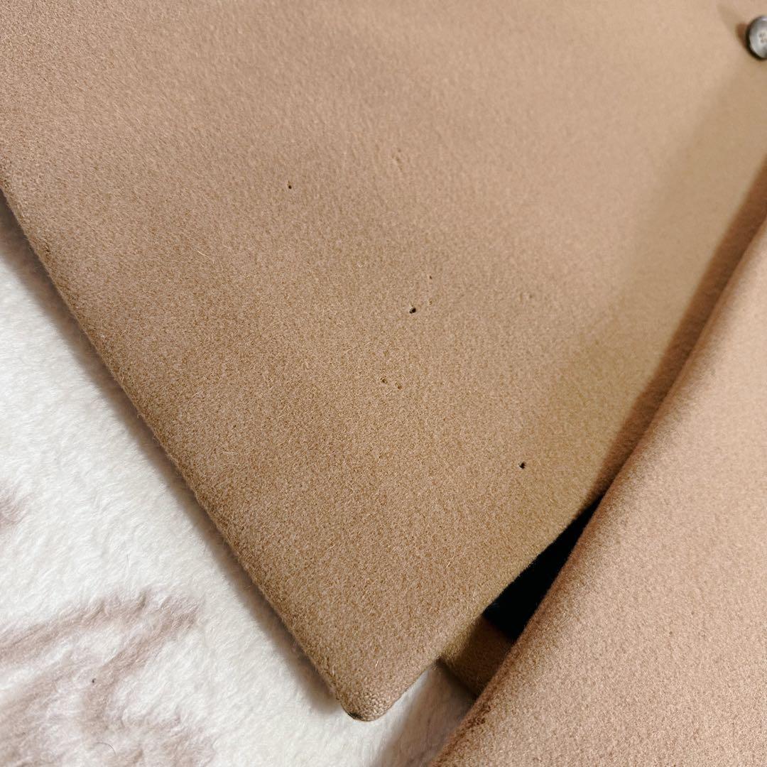 ami アミパリス ダブルブレスト チェスターコート ウール ロング 46