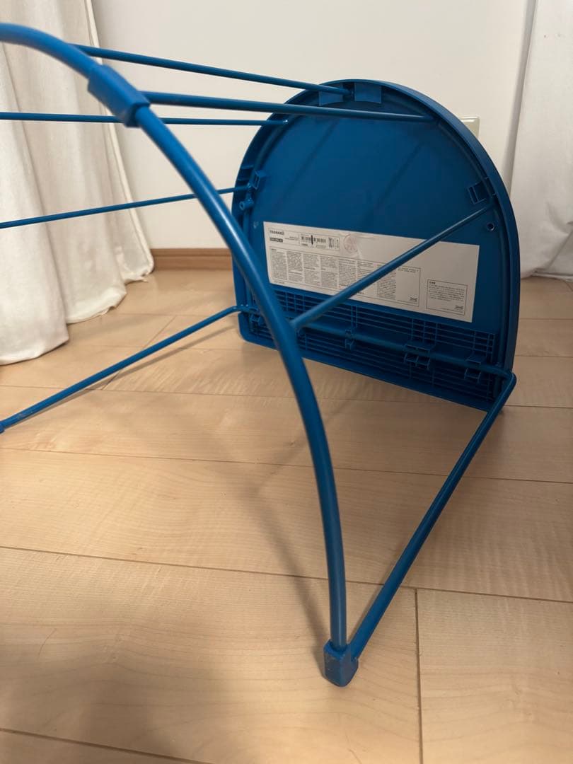希少 廃盤 IKEA イケア TRANARO スツール サイドテーブル ブルー