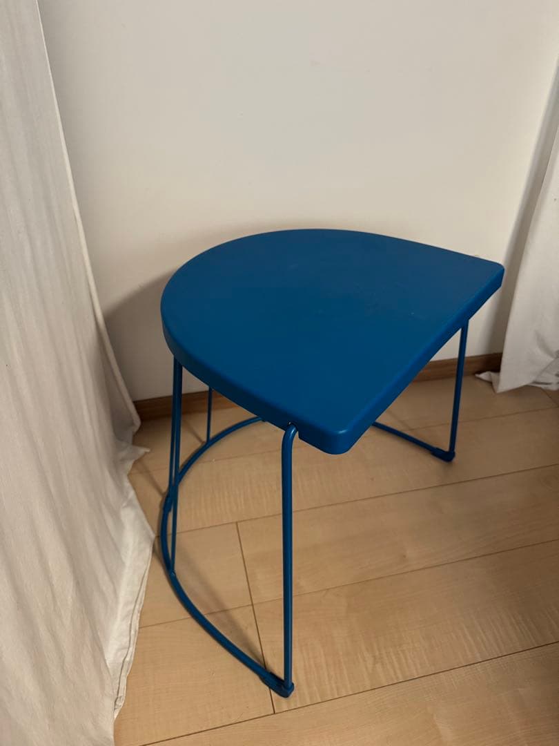 希少 廃盤 IKEA イケア TRANARO スツール サイドテーブル ブルー