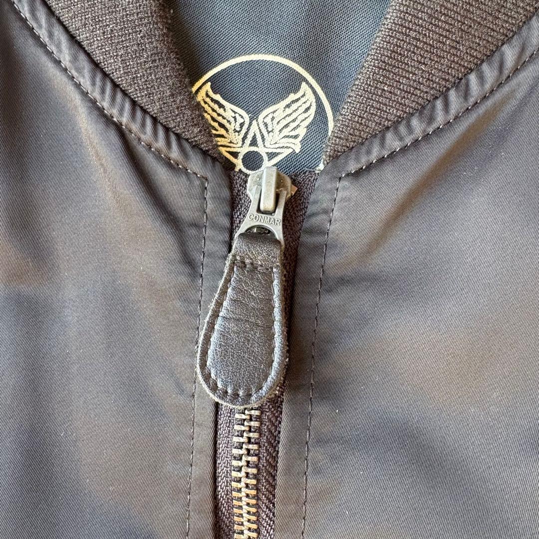 HOUSTON ヒューストン L-2 ブラック フライトジャケット 38