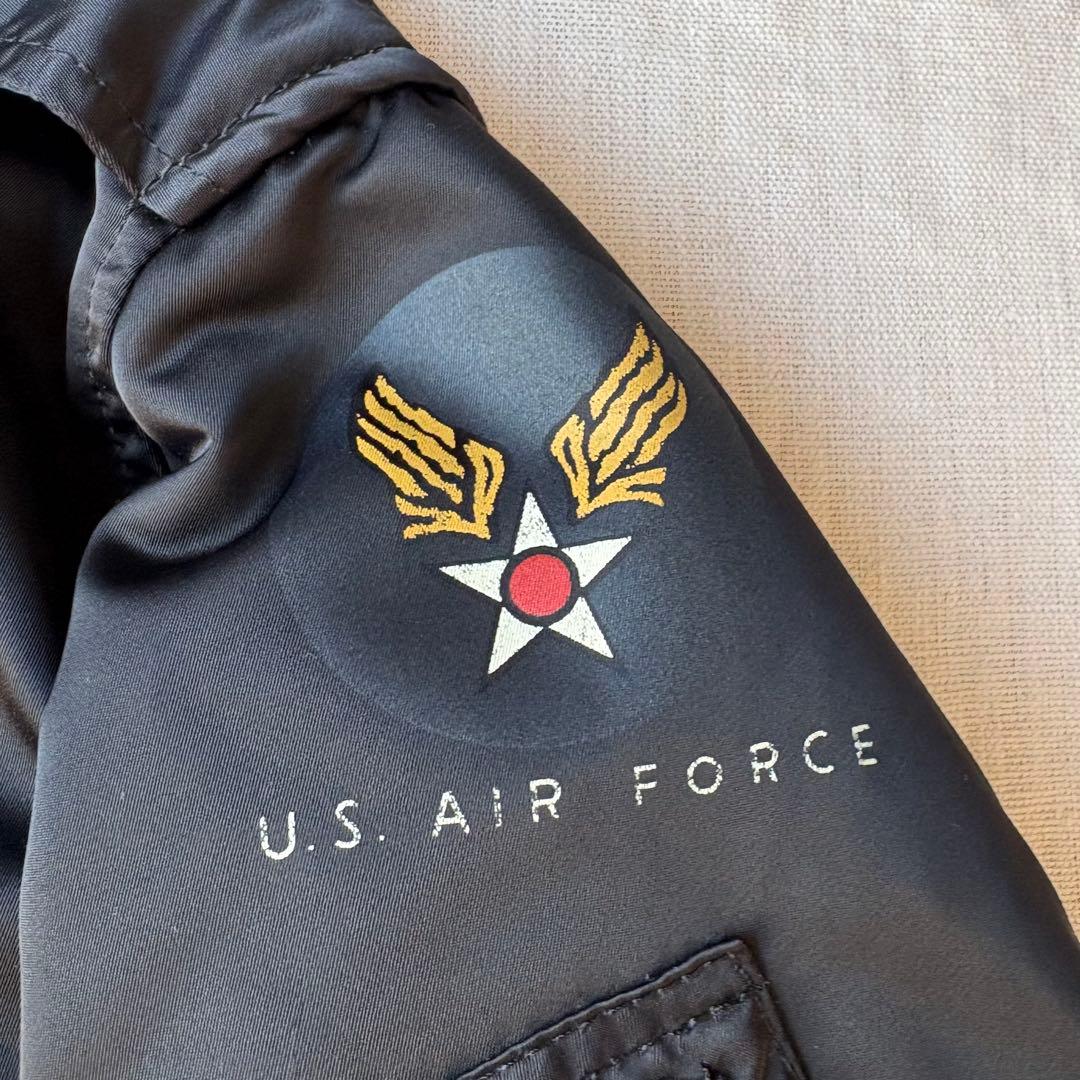 HOUSTON ヒューストン L-2 ブラック フライトジャケット 38