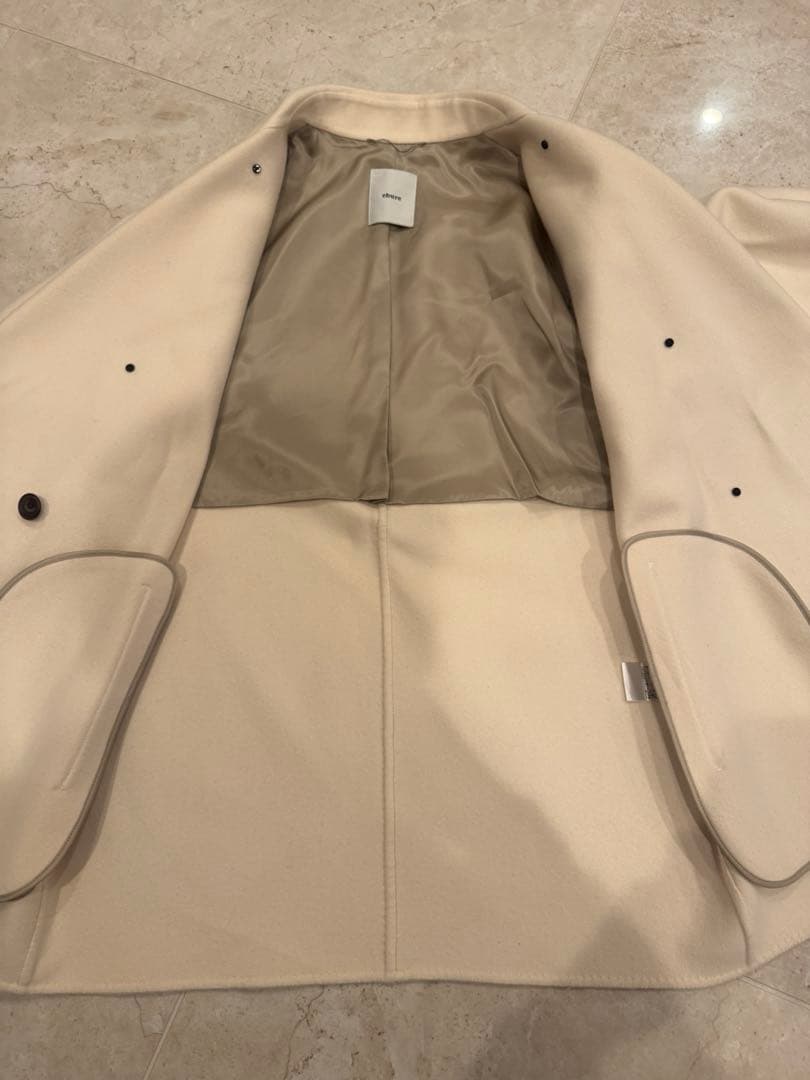 ebure ビックカラー　ミドルジャケット　未使用