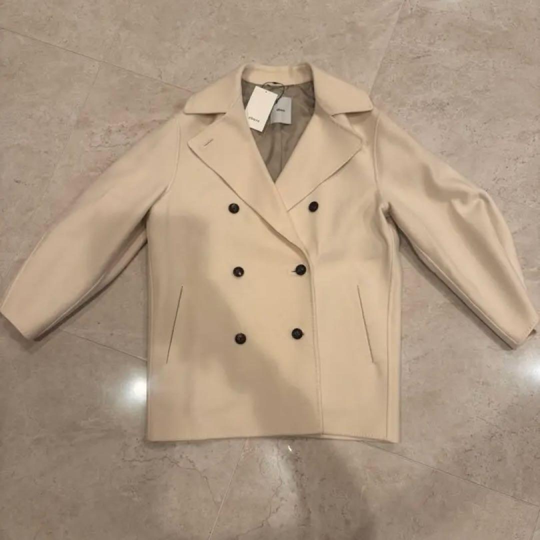 ebure ビックカラー　ミドルジャケット　未使用