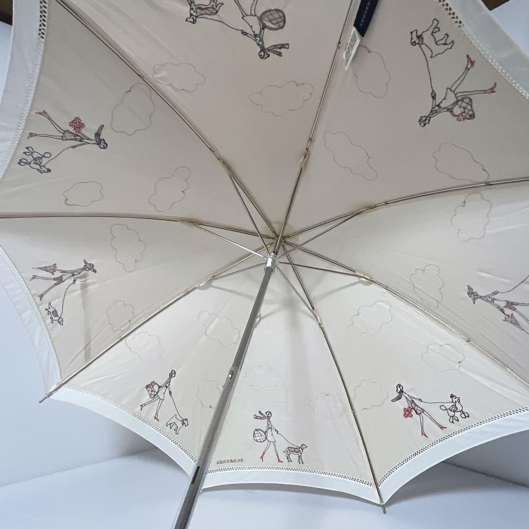 BURBERRY 日傘　犬の散歩　女の子　全刺繍ノヴァチェック