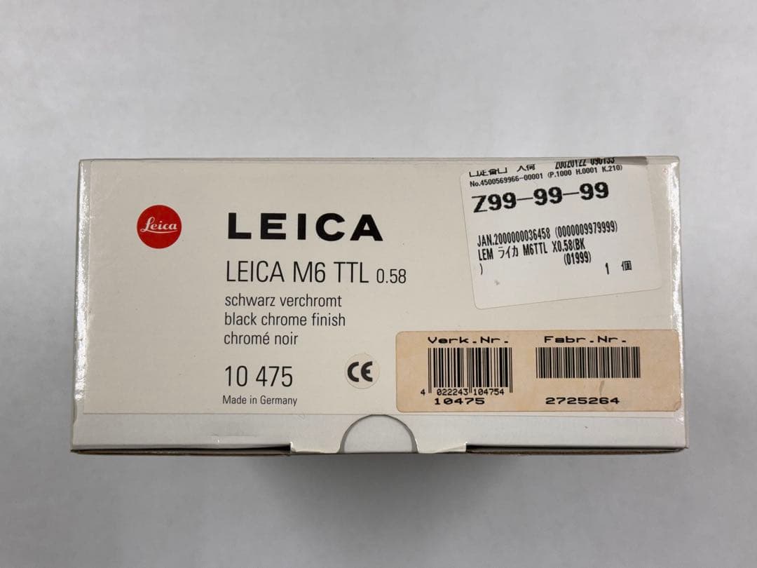 LEICA M6 TTL 0.58 （BK）