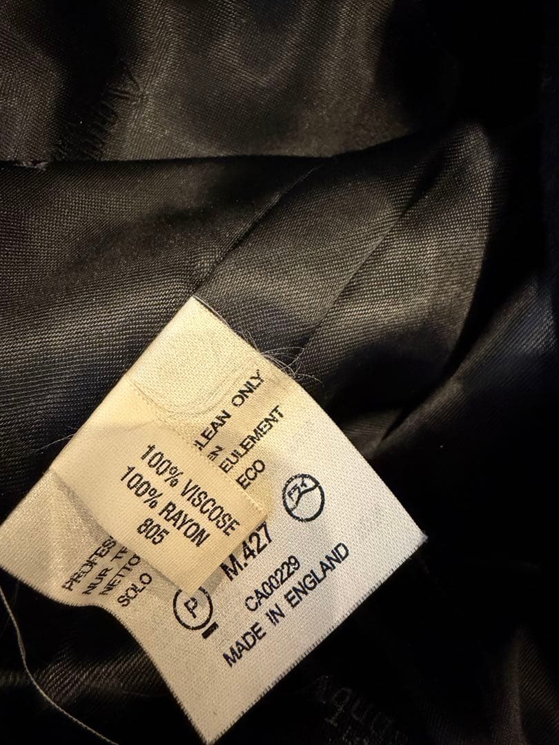 ひさこそり様aquascutum ブラックウールカシミヤロングコート