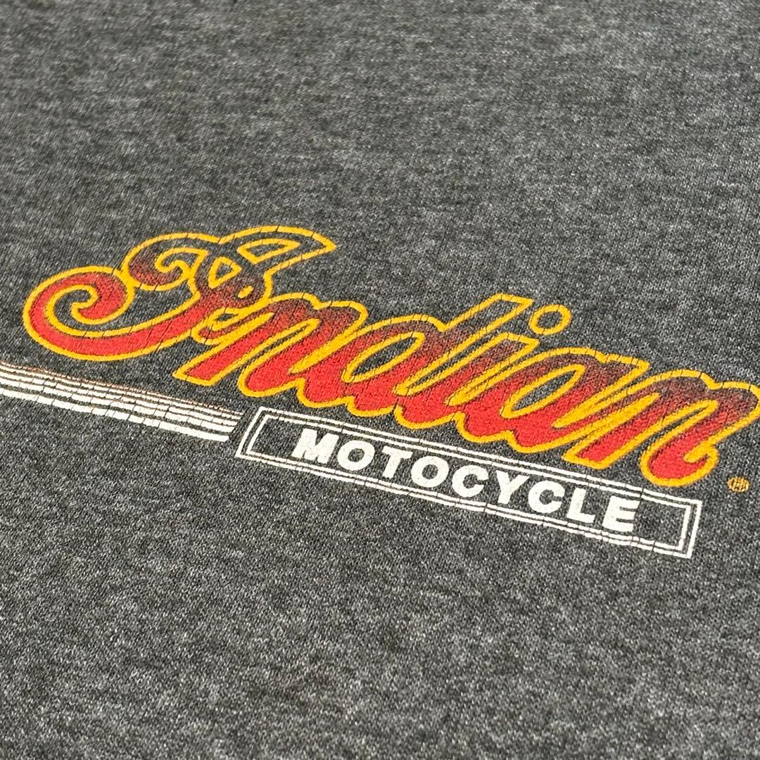 80's 90's インディアン モーターサイクル Tシャツ L ハーレー