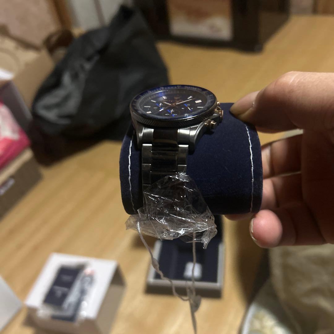 Maserati クォーツ腕時計 青