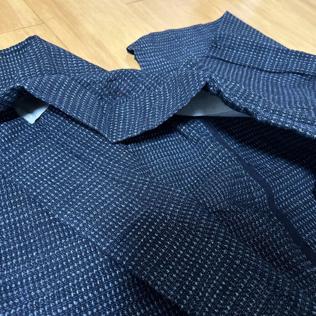 木綿絣　久留米絣　純綿　長着　４着セット