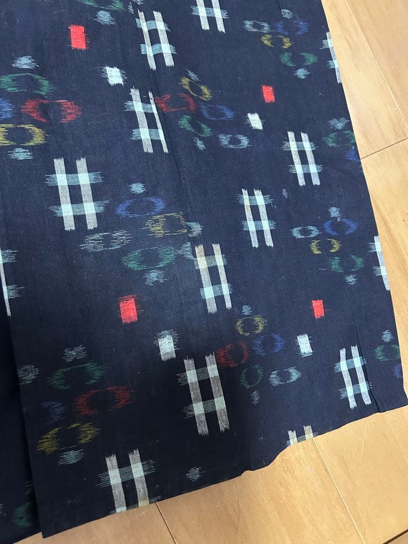 木綿絣　久留米絣　純綿　長着　４着セット