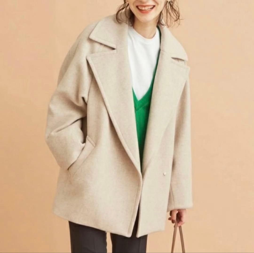 BEAUTY&YOUTH ベージュ ピーコート Mサイズ ユナイテッドアローズ