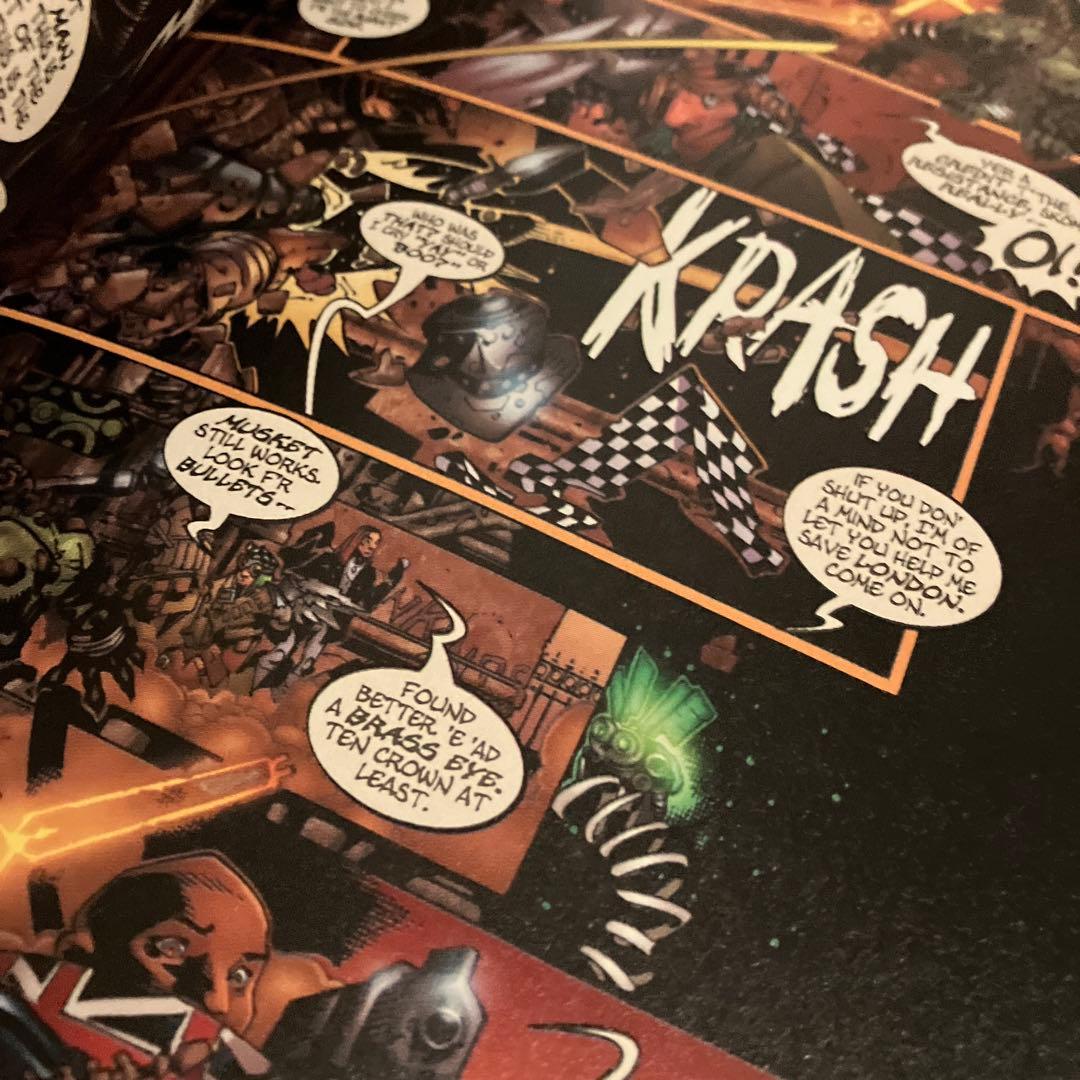 英語・コミック　スチームパンク