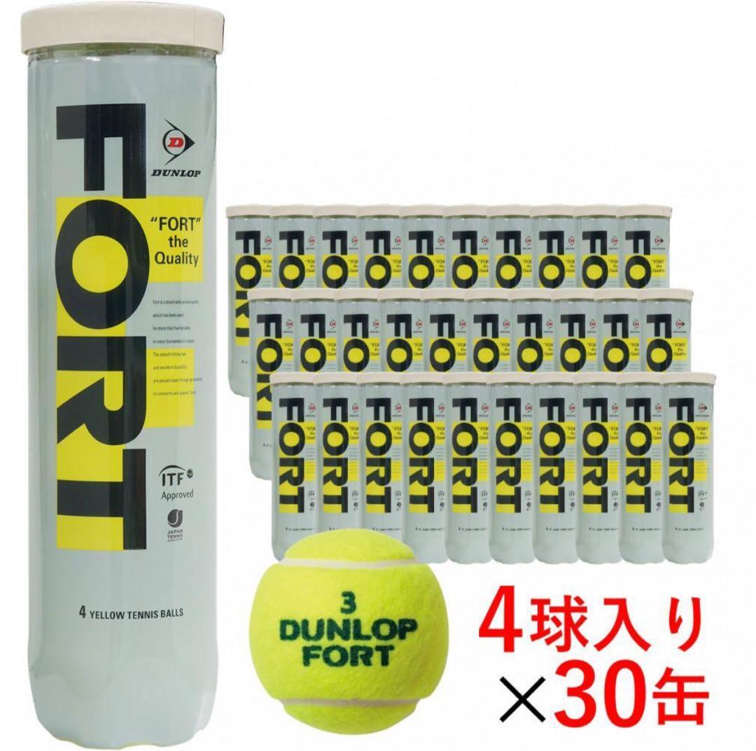 【新品】DUNLOP FORT 4球30缶（120球）
