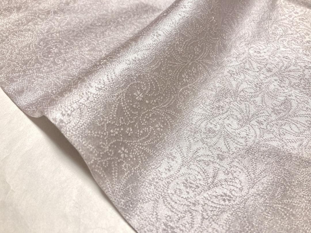 作家物 辻が花 絞り 紋意匠 訪問着 辻ヶ花 正絹 袷 紫 紺 淡紅藤 1403