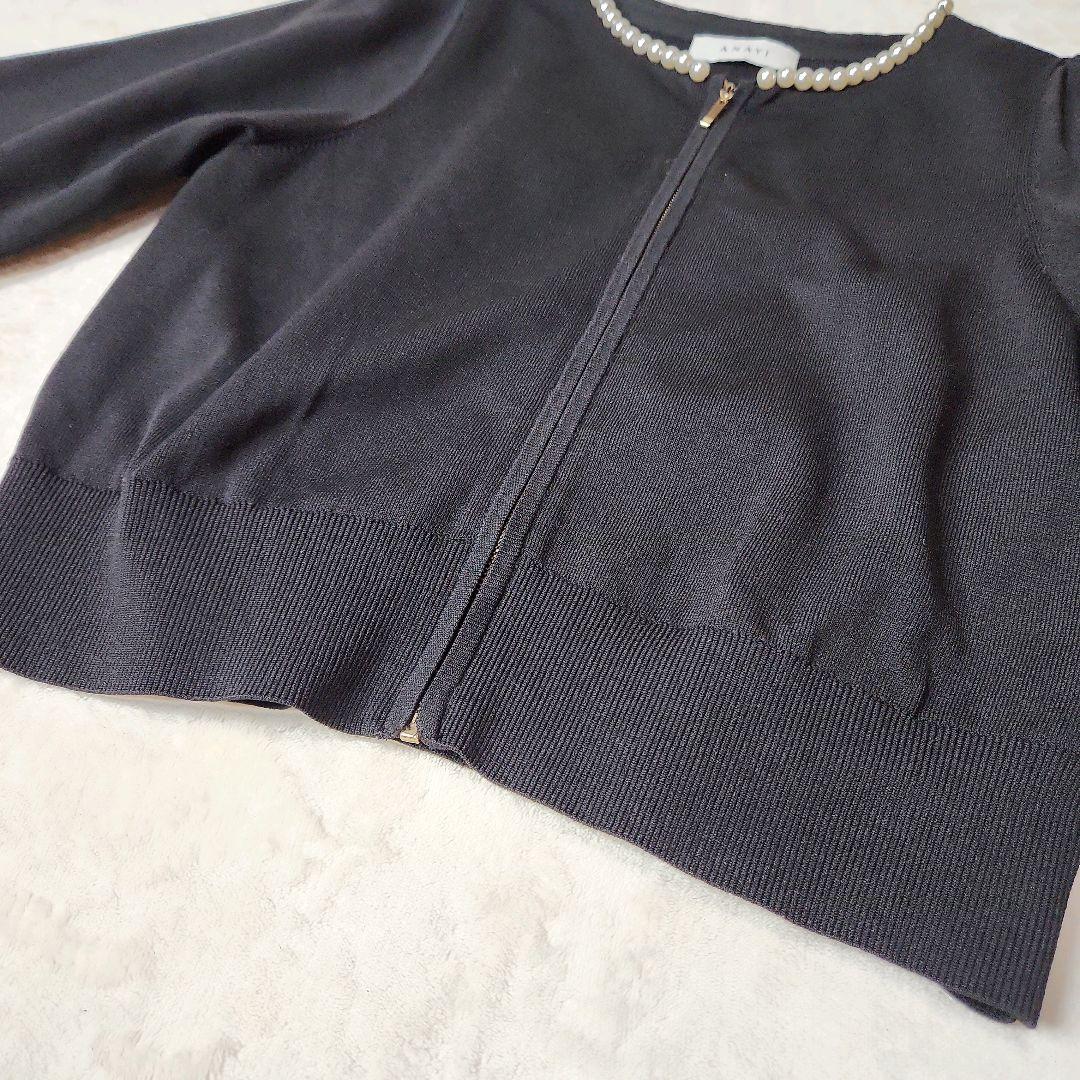 ANAYI アナイ パールブルゾン 38 ブラック 美品 完売品 オケージョン