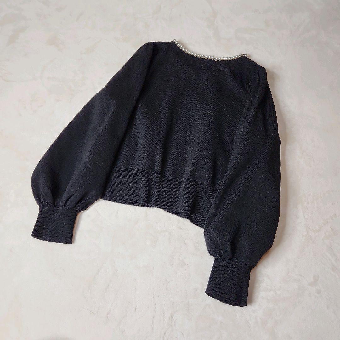 ANAYI アナイ パールブルゾン 38 ブラック 美品 完売品 オケージョン