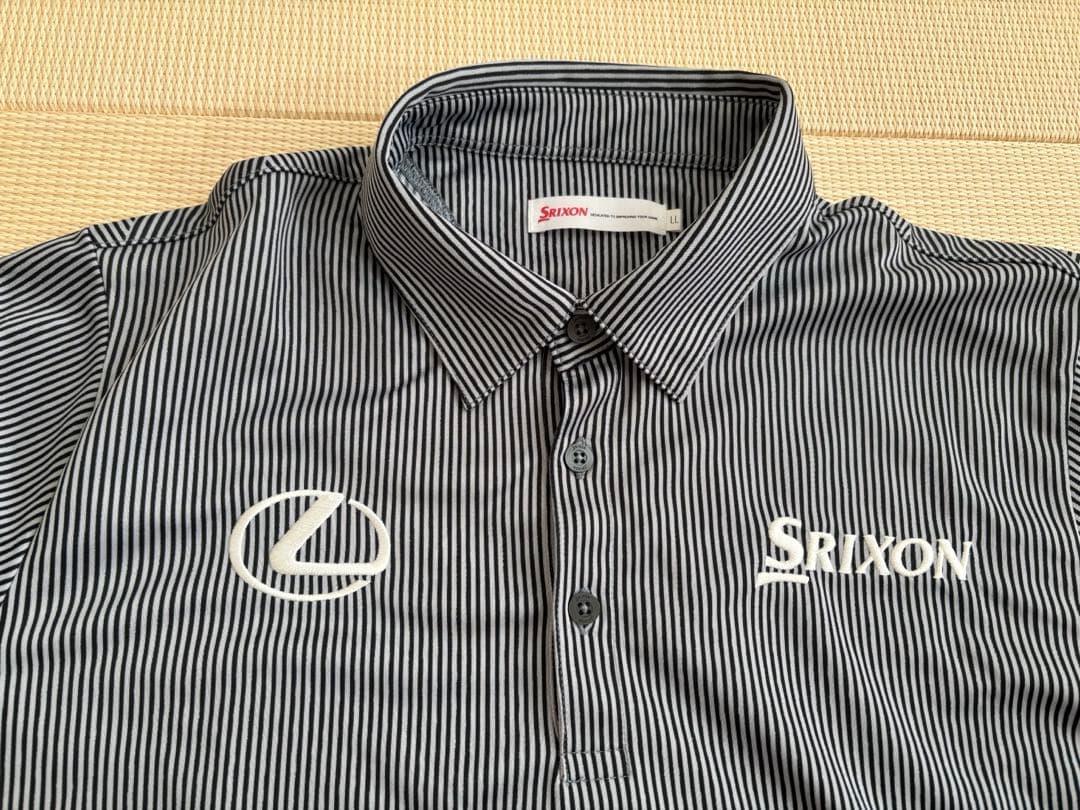 SRIXON LEXUS スリクソン　レクサス　ゴルフ　ブラック　ポロシャツ