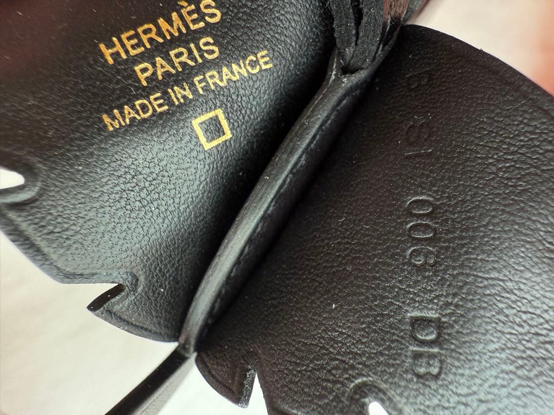 本物保証　新品未使用　エルメス チャームバーディ タッチ 鳥 ソーブラック 黒