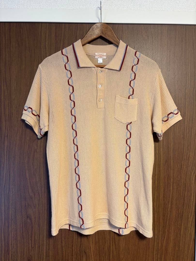 butcher products ニットポロ