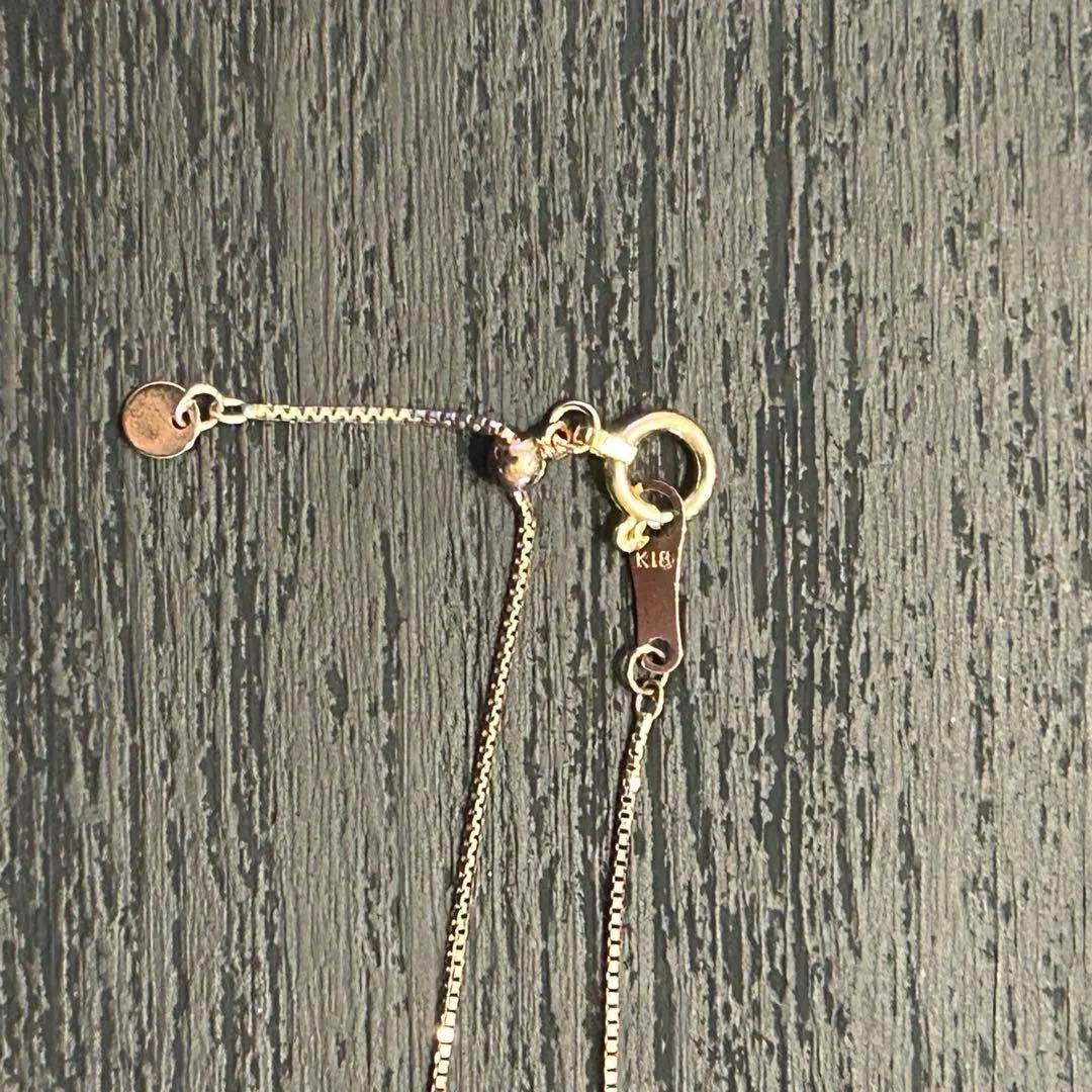 K18PG モルガナイト1.08ct ダイヤ0.06ct ネックレス 新品