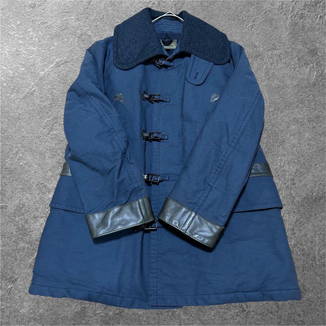 NIGEL CABOURN GREAT CLIP COAT SIZE50 紺色