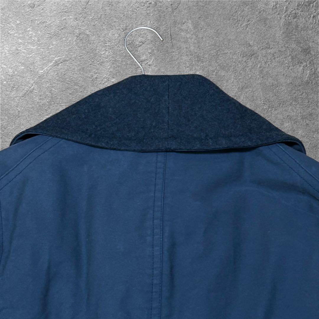 NIGEL CABOURN GREAT CLIP COAT SIZE50 紺色