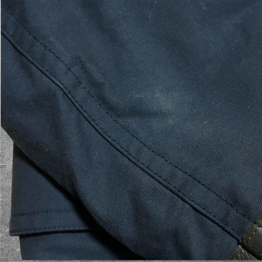 NIGEL CABOURN GREAT CLIP COAT SIZE50 紺色