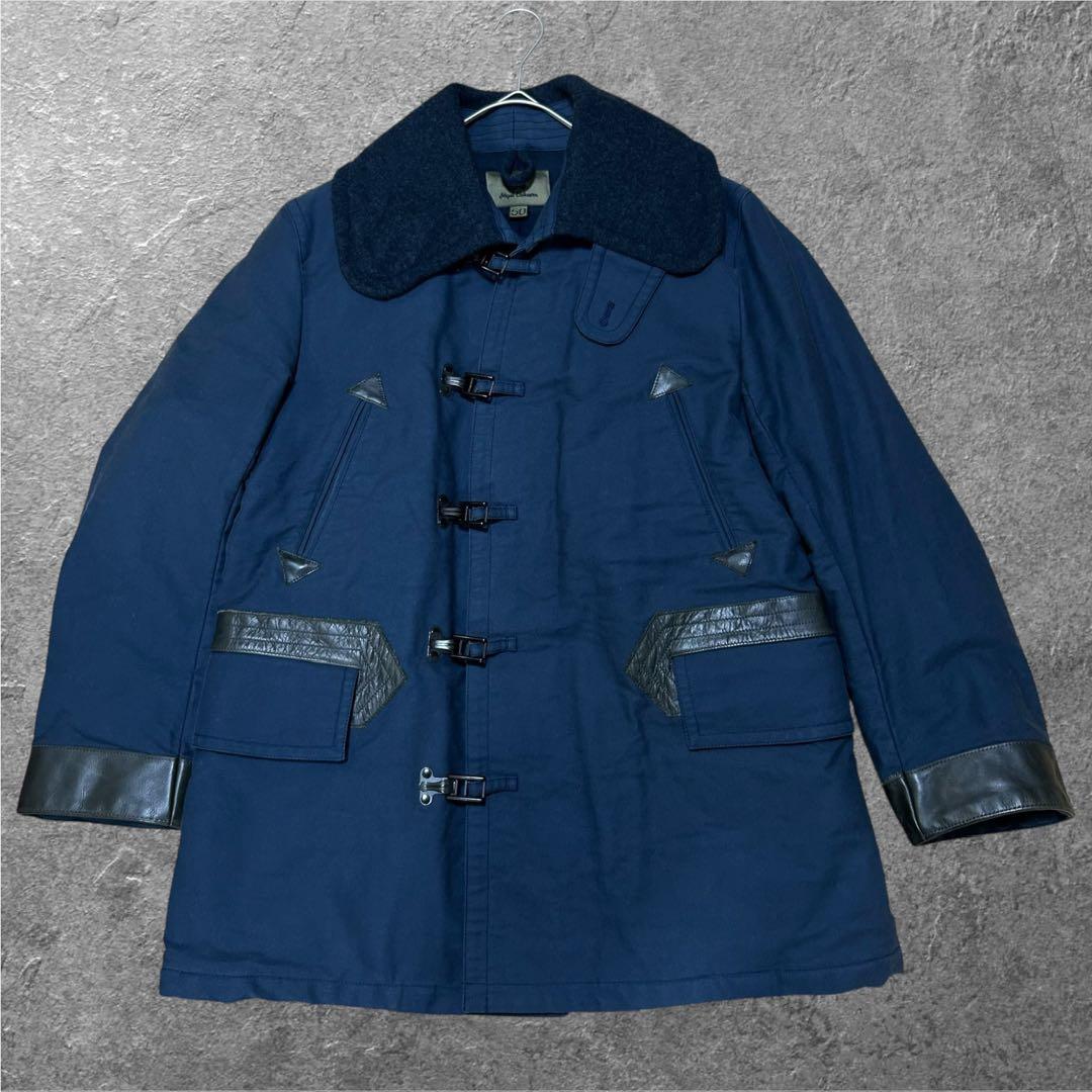 NIGEL CABOURN GREAT CLIP COAT SIZE50 紺色