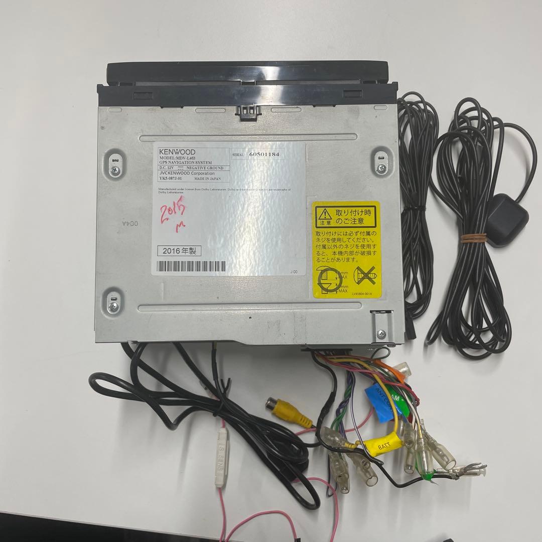 KENWOOD カーナビMDV-L403 KENWOOD 音楽再生 目的地検索