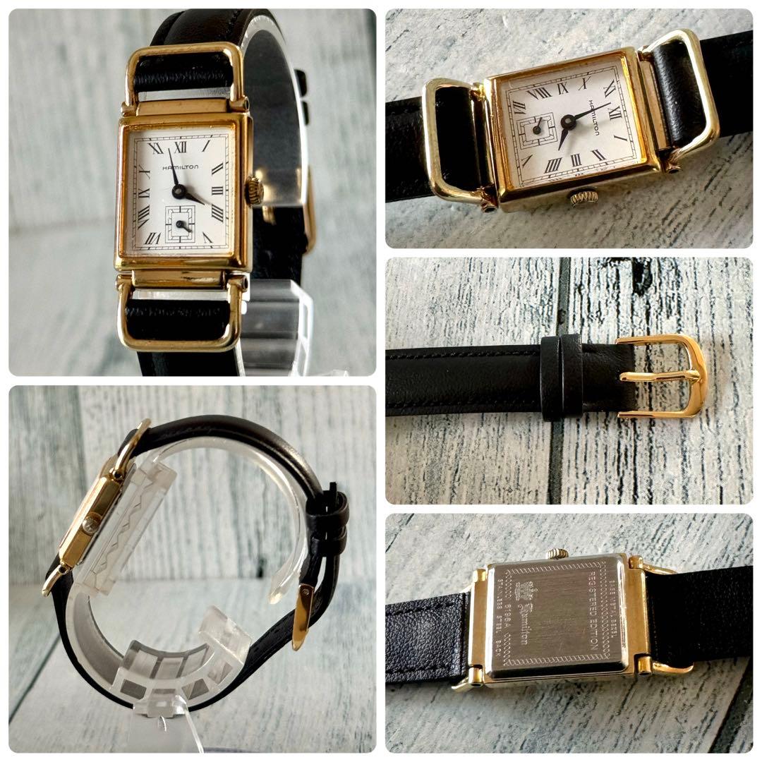 【電池交換済】HAMILTON 腕時計 ハミルトン ウィルシャー 6196A 白