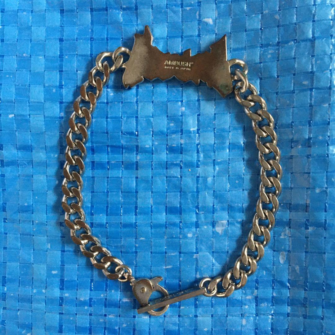 美品★AMBUSH⬛︎アンブッシュ⬛︎チェーンブレスレット⬛︎トラッドロゴ⬛︎シルバー