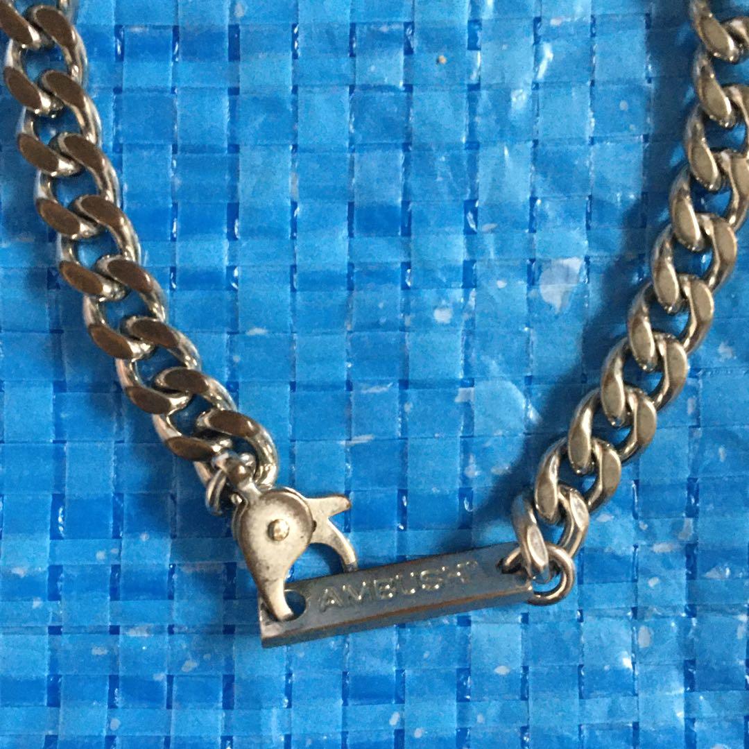 美品★AMBUSH⬛︎アンブッシュ⬛︎チェーンブレスレット⬛︎トラッドロゴ⬛︎シルバー